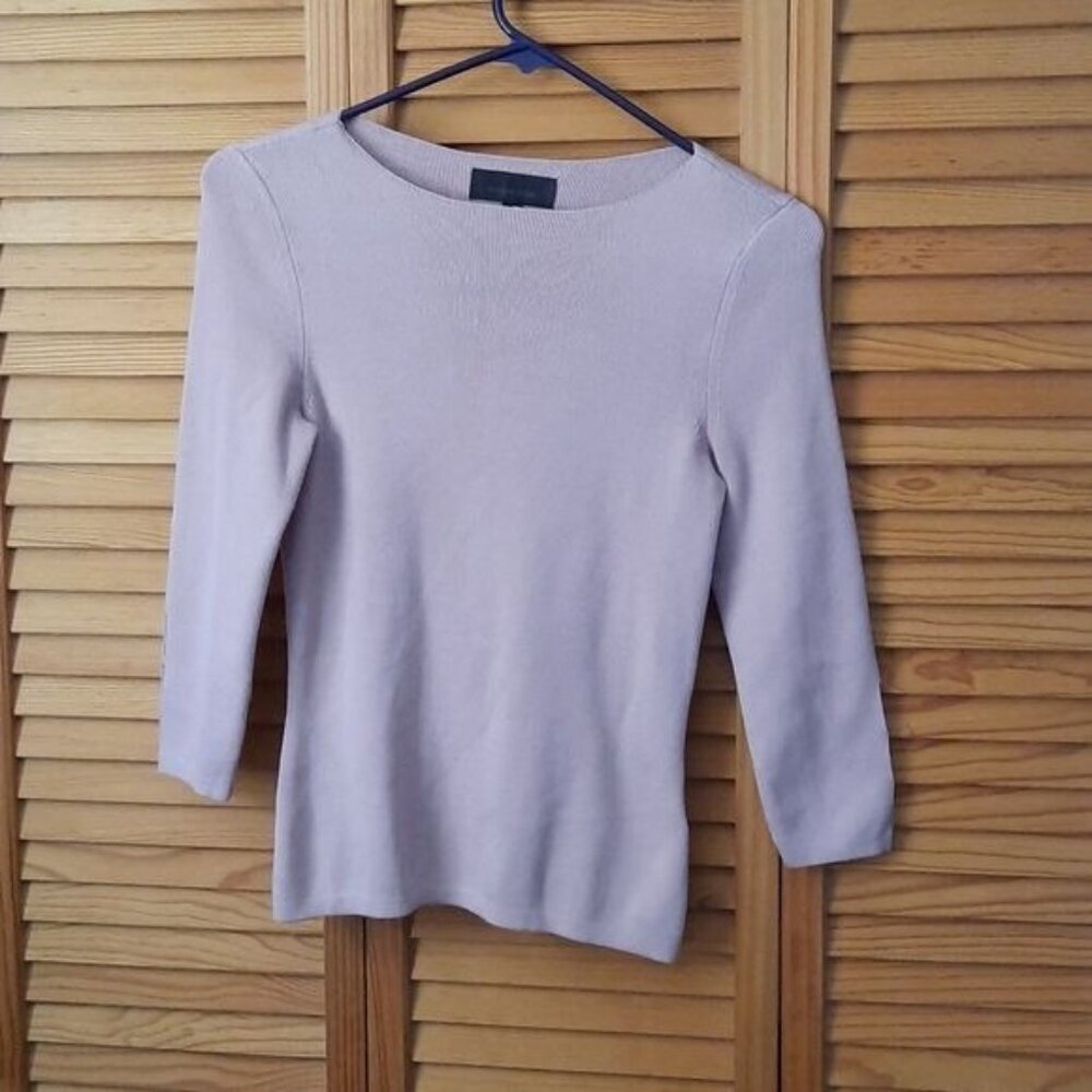 Selected Womens Wear Cutout Sleeve Boat Neck Sweater Size Small